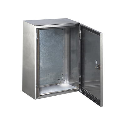 [PST-608020-INOX-B] Gabinete de Acero Inoxidable IP66 Uso en Intemperie (600 x 800 x 200 mm) con Placa Interna Galvanizada.