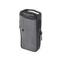 Funda de Piel Reforzada, Versión 2 de Fácil Acceso y Cubierta Frontal de Plástico Transparente para los Radios TK-2000KV2, TK-3000KV2