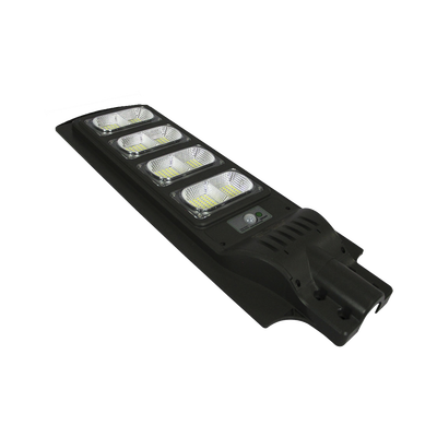 Alumbrado Publico con Panel Solar y Sensor de Movimiento de 160 W/ Luz fría 6 500 °k/ Dimensiones 720 x 240 mm / Ángulo de Luz 120°.