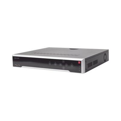 [DS-7716NI-K4/16P] NVR 8 Megapixel (4K) / 16 canales IP /16 Puertos PoE+ / Soporta Cámaras con AcuSense / 4 Bahías de Disco Duro / Switch PoE 300 mts / HDMI en 4K