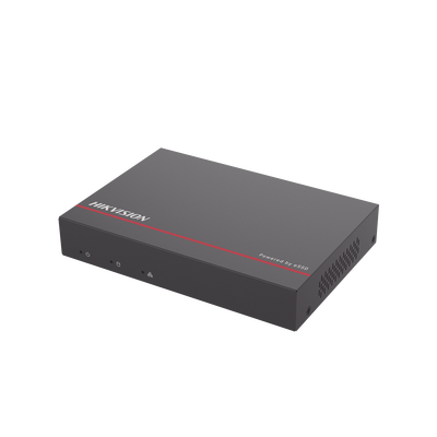 [DS-E04NI-Q1/4P/1T] NVR + eSSD / 4 Megapixel / 4 Canales IP / 4 Puertos PoE+ / eSSD de 1 TB / ACUSENSE / Diseño Compacto y Cero Ruido