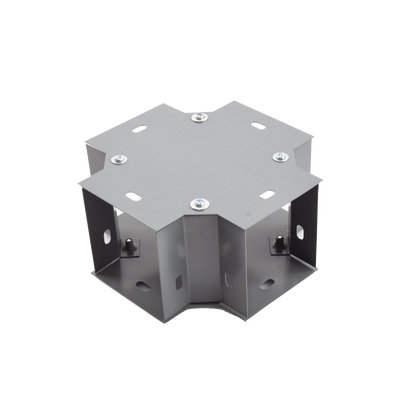 [CH-DCX100L] Derivación "X" 100 X 100 mm, fabricado en lámina de acero al carbón
