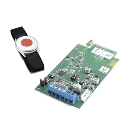 [FW-TRANS-9F-B] Kit de Transceptor Inalámbrico 916MHz. 2 Vías y Botón de Pánico compatible con panel Crow
