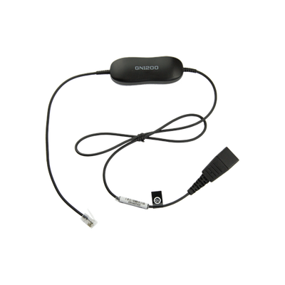 [GN-1216-S] Cable para diademas BIZ1500, BIZ2300 y BIZ2400, para compatibilidad con telefonos AVAYA 96xx/16xx QD a RJ-9 (88001-03)