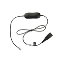 Cable para diademas BIZ1500, BIZ2300 y BIZ2400, para compatibilidad con telefonos AVAYA 96xx/16xx QD a RJ-9 (88001-03)