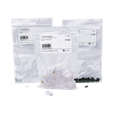 Plug RJ45 Cat6, Para Cable UTP Calibre 23 a 26 AWG, Chapado en Oro de 50 Micras, Bolsa con 50 Piezas