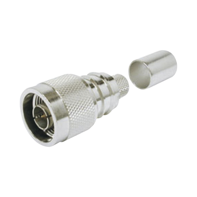 [EZ-400-NM-75] Conector N Macho Plegable con Pin Cautivo para cable LMR de 75 Ohms