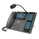 Teléfono empresarial IP hasta 20 lineas SIP, micrófono exterior, 106 botones DSS, Bluetooth integrado para diademas, puertos Gigabit, soporta recepción video, PoE