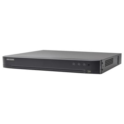 DVR 4 Megapixel lite/ 4 Canales TURBOHD + 2 Canales IP / 1 Bahía de Disco Duro / 1 Canal de Audio / Vídeoanálisis