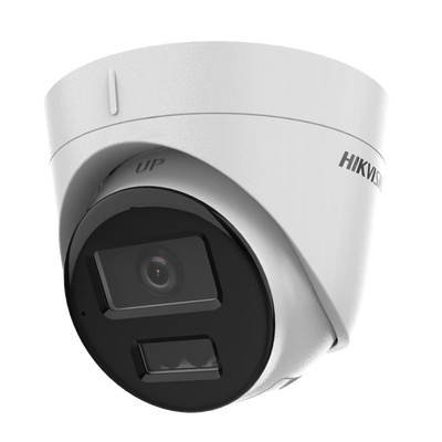 [DS-2CD1343G2-LIUF] [Dual Light] Turret IP 4 Megapixel / Lente 2.8 mm / 30 mts IR + 30 mts Luz Blanca / Micrófono Integrado / ACUSENSE Lite / Exterior IP67 / H.265 / PoE / ONVIF / Micro SD