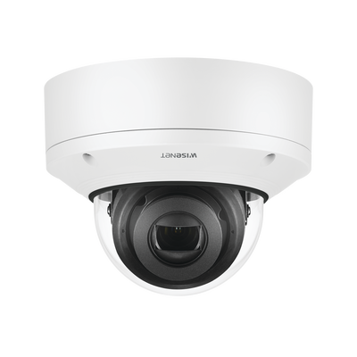 [XND-6081V] Cámara IP Domo Interior Antivandálica 2MP / Lente Motorizado 2.8-12mm / WDR 150db / H.265 & WiseStream II