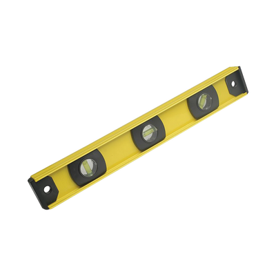 [SYS-122102] Nivel de aluminio de 14", con gotas horizontales y verticales.