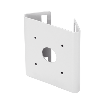 [SBP-300PMW] Adaptador de poste compatible con SBP-300WM1, para usarse con domos fijos y PTZ samsung