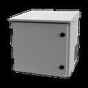 Gabinete de Exterior con Rack de 19" de 9UR con Ventiladores y Termostato, Se envía el Gabinete armado, (Montaje a poste o torre se vende por separado).