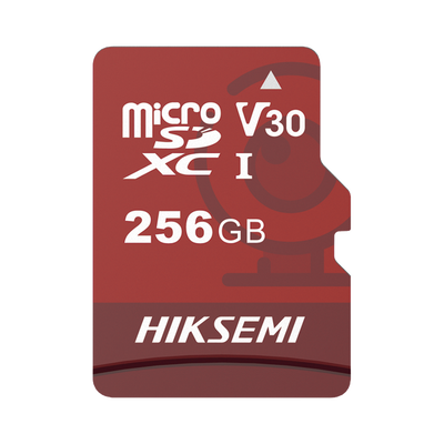 [HS-TF-E1/256G] Memoria microSD / Clase 10 de 256 GB / Especializada Para Videovigilancia (Uso 24/7) / Compatibles con cámaras HIKVISION y Otras Marcas / 95 MB/s Lectura / 55 MB/s Escritura