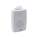 Altavoz de Pared de 2 vías | Woofer 4in + 1.5in | 2.5W - 20W | Para Sistemas 70/100V y 8 ohms | Material ABS | Rejilla y Bracket de Metal | Color Blanco