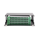 Distribuidor de Fibra Óptica con Bandejas Deslizables, Vacío, 19 Pulgadas (48.26 cm), Acepta 48 Adaptadores LC Duplex o LC Simplex o 48 SC Simplex, 3U