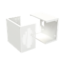 Gabinete para Resguardo de Sirena de 30 W (SF581A o SF581L No incluida), Preparación para Tamper (No incluido).