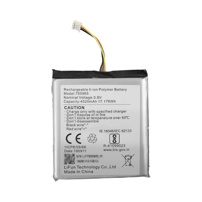[DS-PA-BATTERY] Batería de Respaldo para Panel de Alarma Hikvision / 4520 mAh / Compatible con Paneles AX PRO - AX HUB - Hibrido Versión 1 (DS-PHA64-W4P) y Repetidor AX PRO  DS-PR1-WB