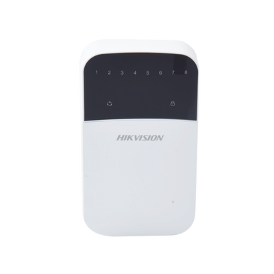 [DS-PKG-H8L] Teclado de LEDs / Cableado / 8 Zonas / Compatible con Panel Hibrido Hikvision DS-PHA64-W4P y DS-PHA64-W4P2