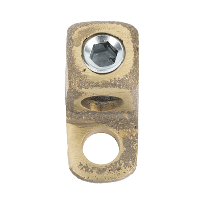 Conector Bornes 1/2" / Cable 1/0 AWG-250 MCM / Bronce 100% / Baja Resistencia / Sin Soldadura Exotérmica