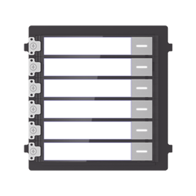 [DS-KD-KK] Módulo de Botones Para Videoportero Modular / Llamada de un solo Toque / Soporta Hasta 6 Monitores Principales