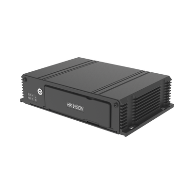 [AE-MD5043-SD/I/GLF/WI58] DVR Móvil 2 Megapixel (1080p) / 4 Canales TURBOHD / Tecnología IA Integrada / Soporta 4G / WiFi / GPS / Sensor G / Soporta 2 Memorias SD (512 GB c/u) / Alarmas I/O