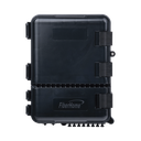Caja de Distribución de Fibra Óptica para 24 Empalmes, con 8 Acopladores SC/APC Simplex, Exterior IP55, Color Negro