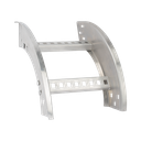Curva Vertical Exterior de Aluminio de 90° Perfil Z / Peralte 3 1/4" / Ancho 12" / Radio 8" / Incluye Tornillería (CHVE90EZ314R8X12AK)