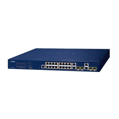 [GS-4210-16P4C] Switch Administrable PoE  Capa 2 de 16 Puertos 10/100/1000 Mbps 802.3af/at, 4 Puertos SFP Gigabit, Hasta 240 W