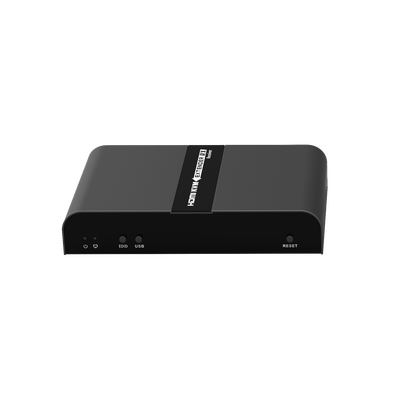 [TT671KVMRX] Receptor Compatible para Kits TT671KVM / Resolución 4K@30Hz / Cat 6/6A/7 / Distancia de 100 m / IPCOLOR /  Cero Latencia / Control IR / Compatible con Switch Gigabit para control KVM múltiple.