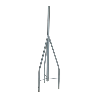 [SCZ60RG] Tramo de Remate / Copete, tubo industrial 1 1/4" con tubo central 2 3/8" (Ced. 40), galvanizado por inmersión en caliente.