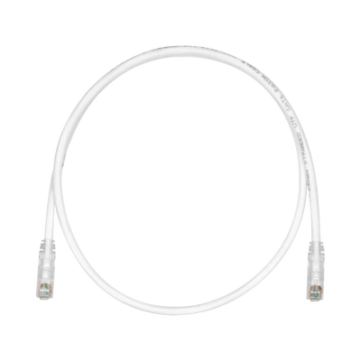 Cable de Parcheo TX6, UTP Cat6, 24 AWG, CM, Color Blanco Mate, 3.05 Metros (10 Pies)