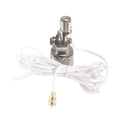 [QCMSR] Montaje rotativo de acero inoxidable en riel de 4 posiciones fácil de instalar para antenas QuickConnect QC-3, QC-4 y QC-8