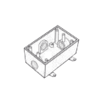 [RR-0475] Caja Condulet FS de 3/4" ( 19.05 mm) con cuatro bocas a prueba de intemperie.