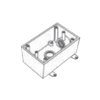 [RR-0508] Caja Condulet FS de 3/4" (19.05 mm) con dos bocas a prueba de intemperie.
