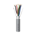 Bobina de 152 Metros (500 Pies) de Cable / 6 x 22 AWG BLINDADO / Riser / Color Gris / Para Aplicaciones de Audio, Seguridad y Control