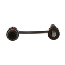 Conector Plug RJ45 de Uso Industrial Blindado, Categoría 5e, 24AWG, con Tapa Protectora, Protección IP67
