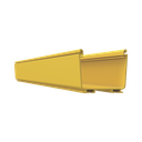 Canaleta FiberRunner™ 4X4, de PVC Rígido, Color Amarillo, 2 m de Largo
