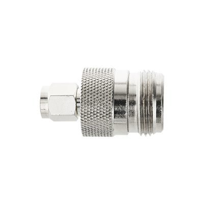 [971-156] Adaptador en Linea de Conector SMA Macho a N Hembra.