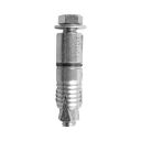 Taquete Expansor Tipo Z de 3/16" x 1 1/2" (INCLUYE TORNILLO).