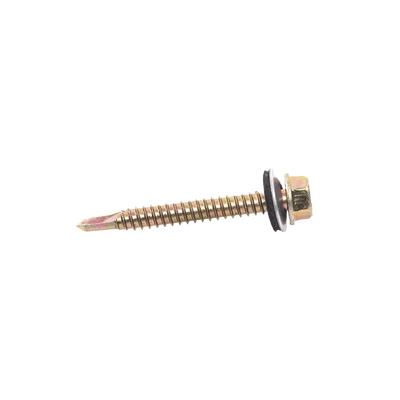 [ANC-PAS-14200] Tornillo Punta Broca Sello Montado 6.5 X 50 mm (1/4" X 2") Caj. C/100pz.