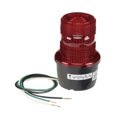 Luz de advertencia LED serie Streamline, 120 Vca, montaje tipo T, rojo