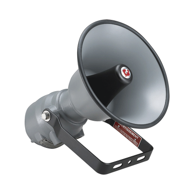 [300X-024] Altavoz amplificado 300X SelecTone® de 15 W a prueba de explosiones, 24VCA/CD, Color Gris