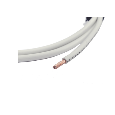 [SLY308WHT] Cable Eléctrico de Cobre Recubierto THW-LS Calibre 12 AWG 19 Hilos Color Blanco (Venta por Metro)