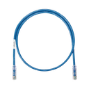 Cable de Parcheo UTP Categoría 6, con Plug Modular en Cada Extremo - 0.3 Metros (1 Pie) - Azul