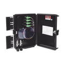 Cierre de Empalme para 24 Fusiones de Fibra Óptica, Interior/Exterior, con 16 Acopladores SC/APC y Splitter 1x16 SC/APC Incluido, IP65