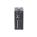 Switch Industrial Administrable L2+, 8 Puertos 1G SFP, 2 Puertos TP Gigabit, (-40 ~75 grados C)