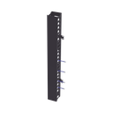 Kit Organizador Vertical de Cable Sencillo para Rack Abierto de 24 Unidades para EIQR3224 y EIRL5524DR.