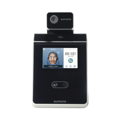 [FS2AWBTCM10LA] FaceStation 2 Lector Facial/ Notificación por Temperatura Alta /  Bluetooth MultiClass SE Dual RFID (125KHZ EM HID PROX 13.56MHZ Mifare DesFire / EV1 FELICA ICLASS S) Compatible con BioStar2